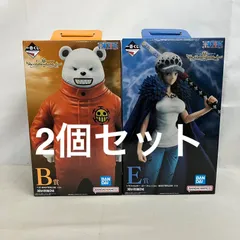 中古 一番くじ ワンピース B賞 ベポ E賞 トラファルガー・ロー MASTERLISE フィギュア 2個セット SF5523 c099