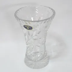 ＢＯＨＥＭＩＡ ◆【花器】ボヘミア/クリスタル フラワーベース 華道具 インテリア ギフト ギフト【中古】 
