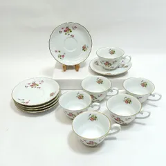 ＮＯＲＯＴＡＫＥ ◆【洋食器】ノリタケ/コンテンポラリー フラワー カップ&ソーサー（6客） すまい 雑貨 ギフト ギフト【中古】 