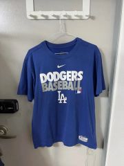 MLB ドジャース ポロシャツ Nike ナイキ メンズ ネイビー Lサイズ