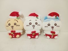 ちいかわ サンタさんだ！持ちますマスコット 3点セット クリスマス