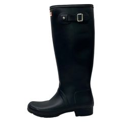HUNTER ロングレインブーツ 黒 WFT2200RMA UK6 美品 - メルカリ