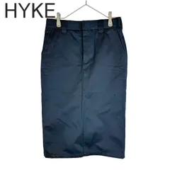 ハイク HYKE タイトスカート ネイビー 2 コットン混 日本製のサムネイル