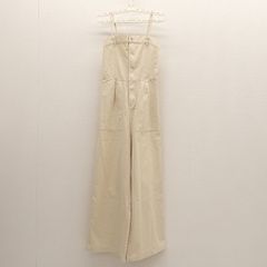 極美品 近年モデル ルルウィルビー サロペット パンツ ホワイト 1 