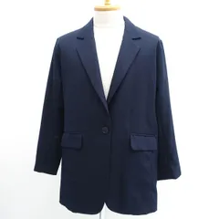 JOINT WORKS / ジョイントワークス ◆テーラードジャケット/ロング丈/ネイビー/サイズ表記なし 22-010-701-1080-1-0 【メンズ/MEN/男性/ボーイズ/紳士】 メンズファッション【中古】 のサムネイル