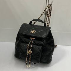 RANDA キルティング チェーン リュック ブラック FB36178U - メルカリ