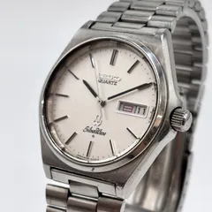【稼働/純正ブレス】SEIKO/セイコー Silver Wave 腕時計 クォーツ デイデイト Cal.8229 1980年5月製造 メンズ japan vintage