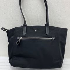 美品 MICHAEL KORS トートバッグ ナイロン ケルシー 黒 旅行に