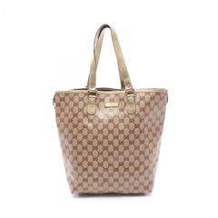 GUCCI トートバッグ 手さげ ブラウン - メルカリ