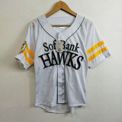 ソフトバンクホークス ホームユニフォーム 刺繍 ワッペン Oサイズ 大人 