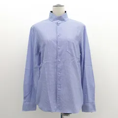 EMPORIO ARMANI / エンポリオアルマーニ ◆長袖シャツ/襟切替/ブルー×ブラック/サイズ40（M) S1CF3TS138C 【レディース/ガールズ/LADY/女性/婦人】 レディースファッション【中古】 のサムネイル