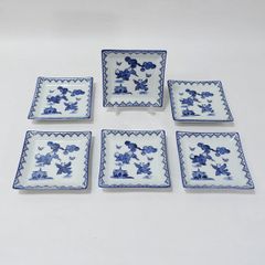 華山】古伊万里の伝統 日本の名窯 有田 華山作 小長角皿10枚揃 - メルカリ