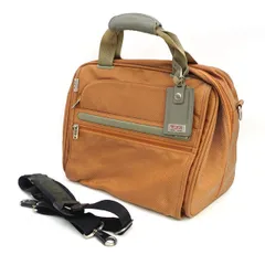 TUMI / トゥミ ■ハンドバッグ　ミニボストン　２WAY　 ナイロン　オレンジ 022155SH4 【バッグ/バック/BAG/鞄/カバン】 ブランド【中古】  【代引不可】【同梱不可】