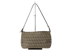 希少色】FENDI アクセサリーポーチ ズッキーノ ピンクベージュ8N0005