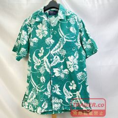 90s 00s ラルフローレン 総柄開襟 アロハシャツ オーブンカラー 半袖