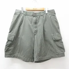 W35/古着 ドッカーズ ショート カーゴ パンツ ショーツ メンズ 薄緑 26apr14のサムネイル