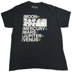 美少女戦士セーラームーン 半袖Ｔシャツ アニメ ブラック(メンズ L)中古 古着 Y0883