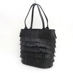 BREE / ブリー ■ハンドバッグ　レザー　ブラック　フリンジ　 【バッグ/バック/BAG/鞄/カバン】 ブランド【中古】 のサムネイル