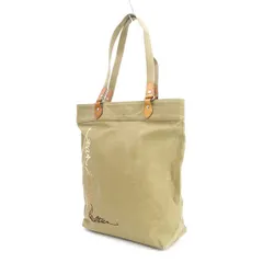 JEAN PAUL GAULTIER / ジャンポール ゴルチエ ■トートバッグ　キャンバス　ブラウン　刺繍　 【バッグ/バック/BAG/鞄/カバン】 ブランド【中古】 のサムネイル