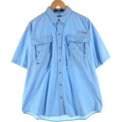 古着 コロンビア Columbia PFG BAHAMA ボタンダウン 半袖 フィッシングシャツ メンズL相当/eaa558359のサムネイル
