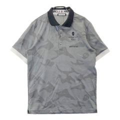 MARK&LONA マークアンドロナ ストレッチ 半袖ポロシャツ M カモフラ柄