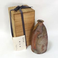 脇本博之 備前焼 三角 徳利 共箱 共布 略歴付 酒器 - メルカリ