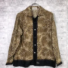 KRIZIA クリツィア レディース イタリアン トラッド モード 古着 豹柄 レオパード 総柄 長袖 シャツ ブラウスのサムネイル