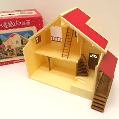 エポック社 ■シルバニアファミリー 赤い屋根の大きなお家 ハ-21　初期 ハ-21 子供用品【中古】  【代引不可】【同梱不可】