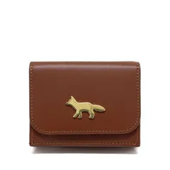 26SSモデル メゾン キツネ MAISON KITSUNE ユニセックス メタルフォックス 三つ折り財布【P280 BROWN】 OW05701LR0001 P280/【2026SS】l-walletのサムネイル