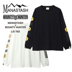 マナスタッシュ×バウンティハンター ロングスリーブ Tシャツ XL ME 