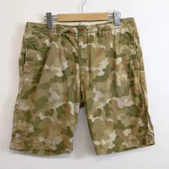 Scotch & Soda スコッチアンドソーダ 迷彩 カモフラージュ ハーフ パンツ Y2K カジュアル コットン カーキ Ｗ32 E174のサムネイル