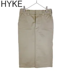 ハイク HYKE タイトスカート ベージュ 2 コットン混 日本製のサムネイル