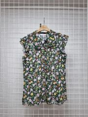未使用blondyブロンディ 花柄 半袖チュニック ワンピース 定価17800円 