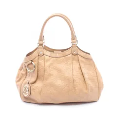 グッチ GUCCI ハンドバッグ スーキー グッチシマ 211944 ライトブラウン レザー グッチシマ スーキー ハンドバッグ レディース Used B