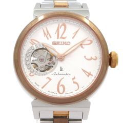 SEIKO ルキア 自動巻 スワロフスキー オープンハート SSVM022 - メルカリ