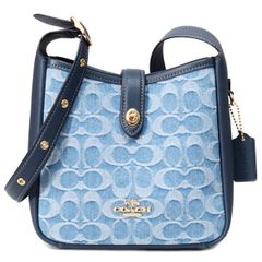 COACH コーチ 2way ショルダーバッグ ビジネスバッグ シグネチャー コーチ バッグ COACH デニム レザー シグネチャー ミニ アシュトン