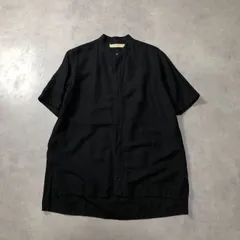GQ5474◇suzuki takayuki：square-cut shirt◇0◇ブラック系  S233-02 参考定価31,900円 スズキタカユキ スクエアカットシャツ 半袖のサムネイル