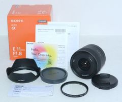 元箱付 SONY ソニー E 11 mm F1.8 SEL11F18 Eマウント 単焦点レンズ 美