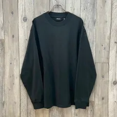 FOG ESSENTIALS FEAR OF GOD エフオージー エッセンシャルズ FOG BACK LOGO LS TEE ブラック リフレクター プリント ロンT 長袖 Tシャツ メンズ L サイズ