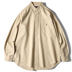 雪なし 90s 93年製 Patagonia 長袖 コットン キャンバス シャツ M / 90 