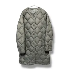 UNIQLO ユニクロ ウルトラライトダウン リラックスコート ノーカラー ロングダウンコート 軽量 アウター 防寒 長袖 インナーダウン レディース サイズM グレー 冬 ゴーゴー古着久喜倉庫店 8 No.K1958