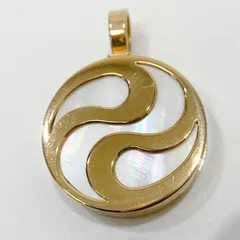 【中古】ブルガリ BVLGARI オプティカル チャーム  K18YG STELL イエローゴールド  ホワイトシェル ペンダントヘッドのサムネイル