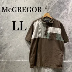 McGREGOR メンズ LL モカ ポロシャツ 古着 ビッグサイズ