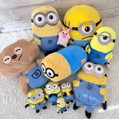 ミニオンズ ぬいぐるみ 大量まとめ売り USJ限定 ミニオン筒型クッション  ティム マスコット 10点セット 10