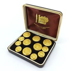 London badge & button 金色ボタンセット - メルカリ