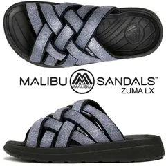 マリブ サンダルズ ズマ LX ブラックデニム ブラック MALIBU SANDALS ZUMA LX BLACK DENIM/BLACK ms02-4030 靴 サンダル シューズ メンズ ウィメンズ ユニセックス のサムネイル