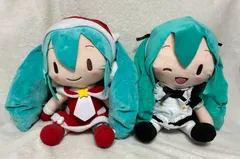 初音ミク　メガジャンボ　ぬいぐるみ　クリスマス&メイド　セット