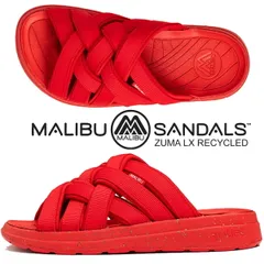 マリブ サンダルズ ズマ LX リサイクルド レッド MALIBU SANDALS ZUMA LX RECYCLED RED/RED ms02-5002 靴 サンダル シューズ メンズ ウィメンズ ユニセックス のサムネイル