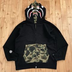 ☆激レア☆ APE BAPE シャークパーカー 黒 XL kaws パーカー - メルカリ