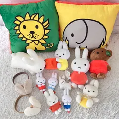 miffy ミッフィー ぬいぐるみ ブルーナアニマル マスコット 大量まとめ売り ブルーナ 14点セット 14